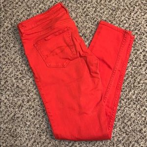 Orange/Red jeans